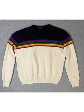 Brandy Melville Crew Neck Rainbow Sweater